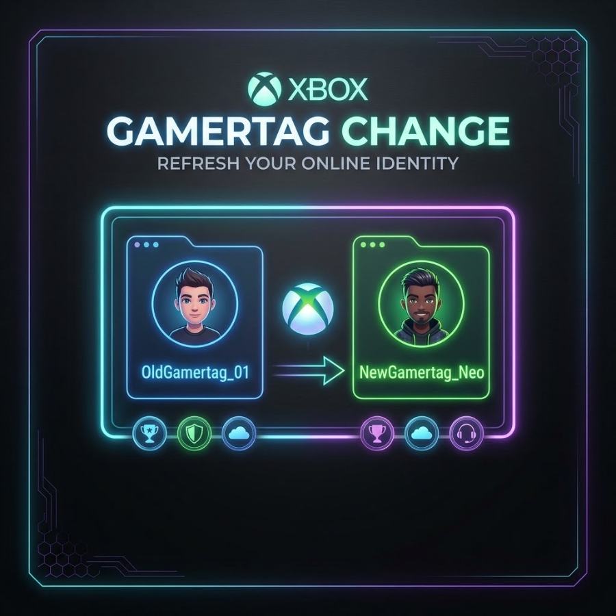 تغير اسم xbox - متجر صافي للالعاب